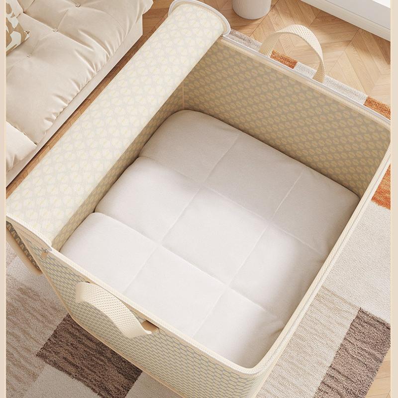 Extra Large Storage With Zipper Bag - Clothing, And Underwear Storage Bag Multifunctional Bedding, Under Bed Storage Bag
