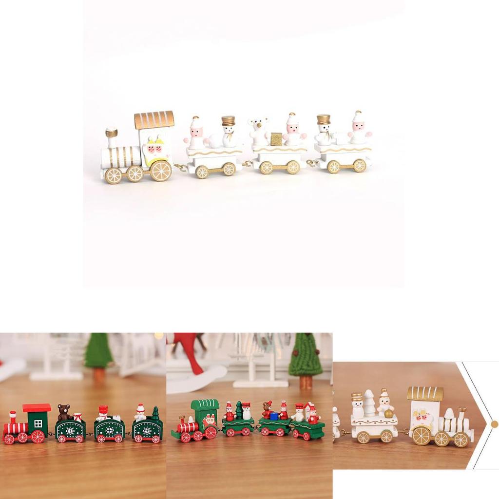 Delightful Christmas Wooden Train Decor Ideal Holiday Gift For Kids And Schools