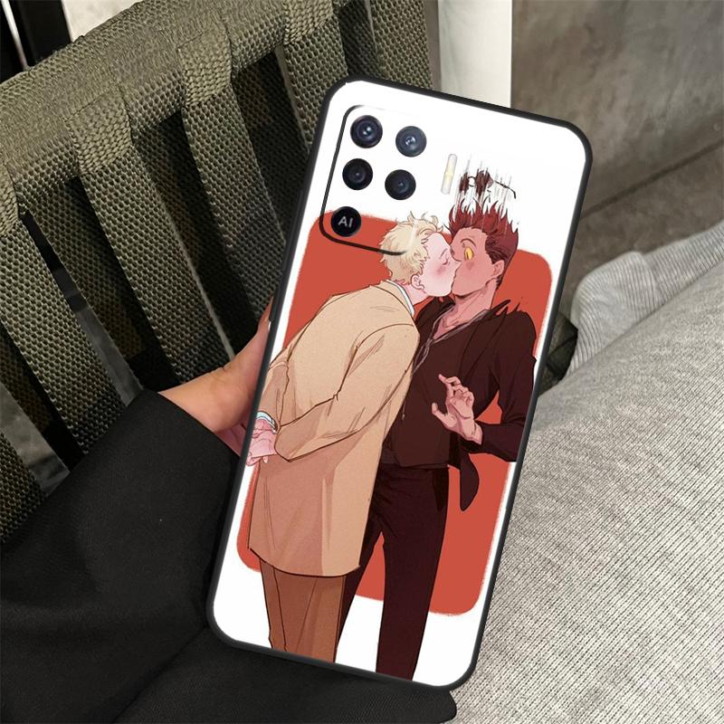 Good Omens Case For Oppo A18 A38 A58 A78 A98 A74 A94 A54 A40 A60 A80 A16 A76 A96 A15 A57S A17 A77 Cover