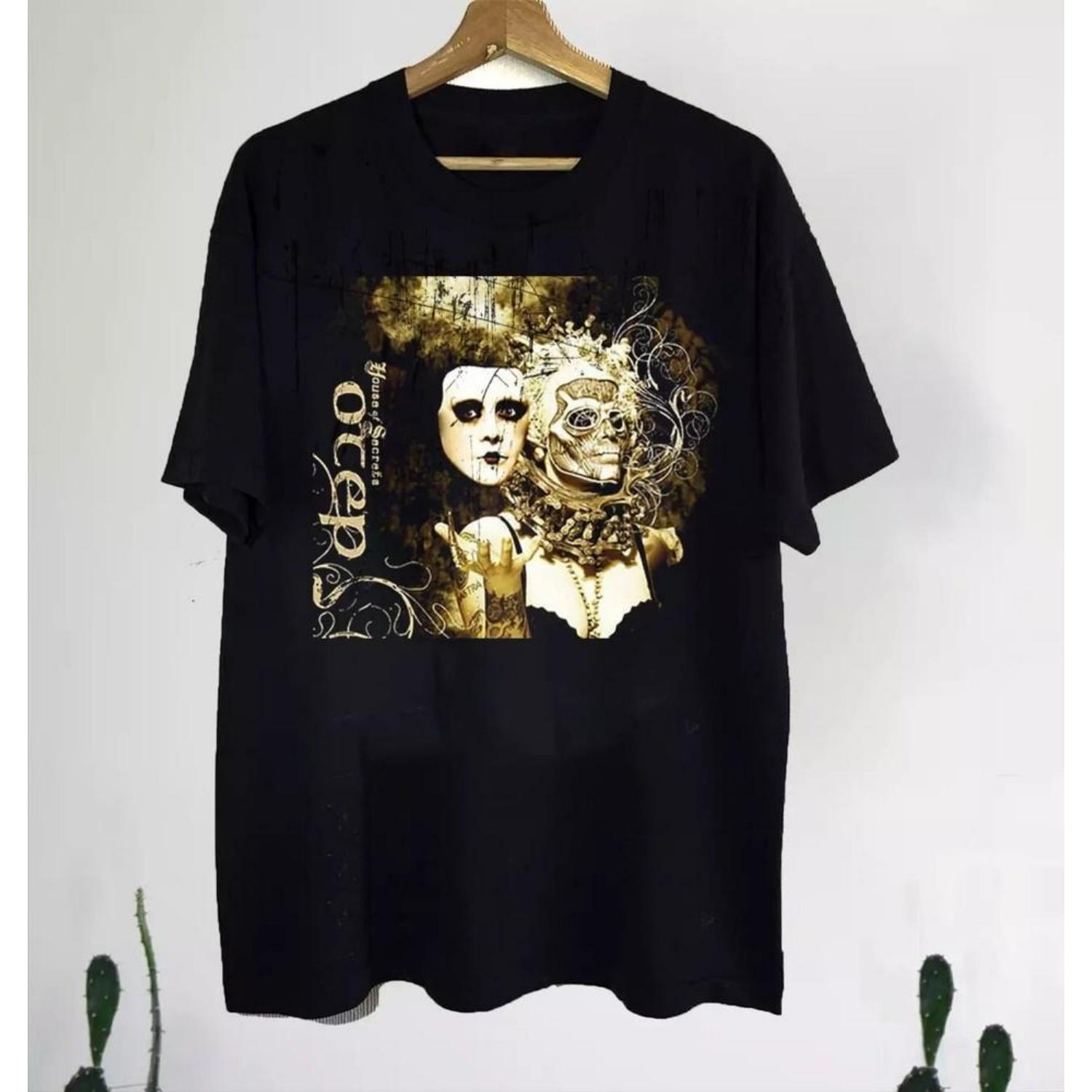 

Otep Band House of Secrets Album Unisex Tee Cotton Shirt All Size Unisex T-Shirt S чёрный