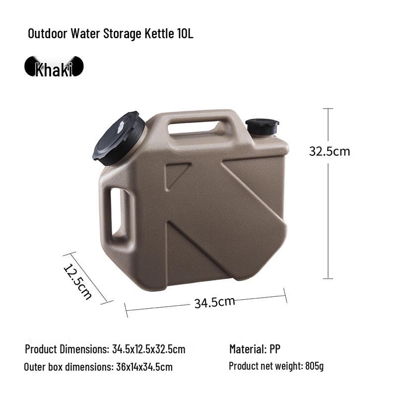 Portable Outdoor Water Storage Bucket with Faucet
