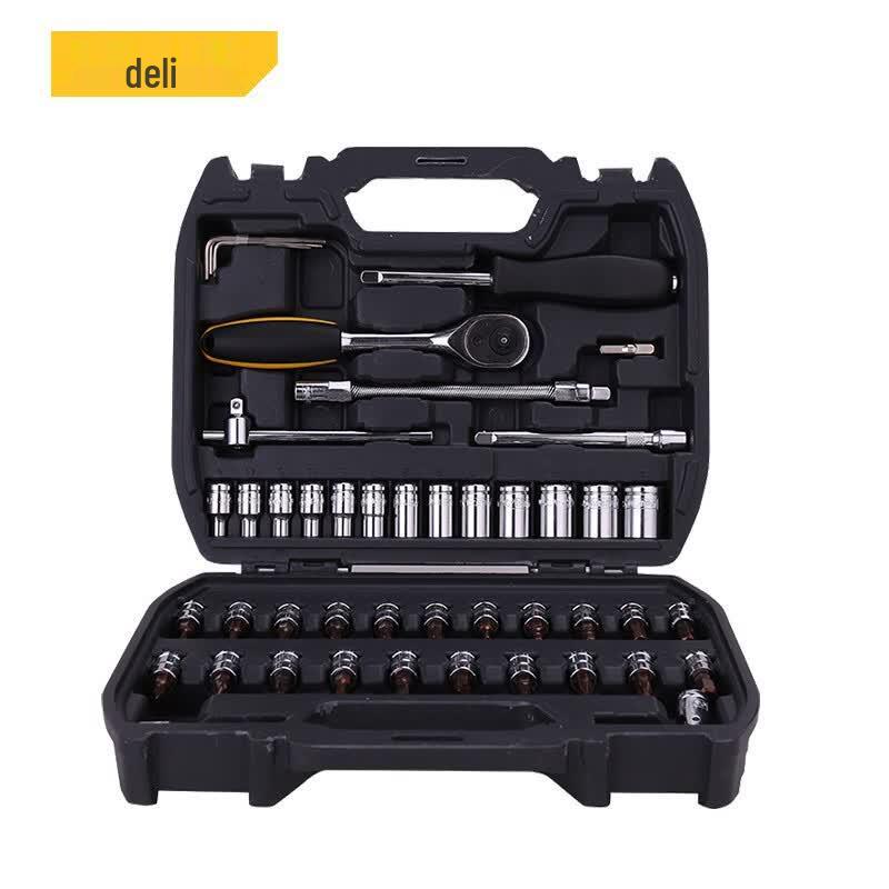 Deli 46-Piece Socket Tool Set