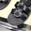 Ladies Style Rivet Cutout Back Zip Sandals Versatile Fashion Casual Sandals Summer