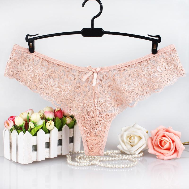 Sexy Ladies Cotton Mesh Transparent Panties Thongs String lingerie Fashion Low-Rise Women Underwear Seamless Briefs 1pcs yq02