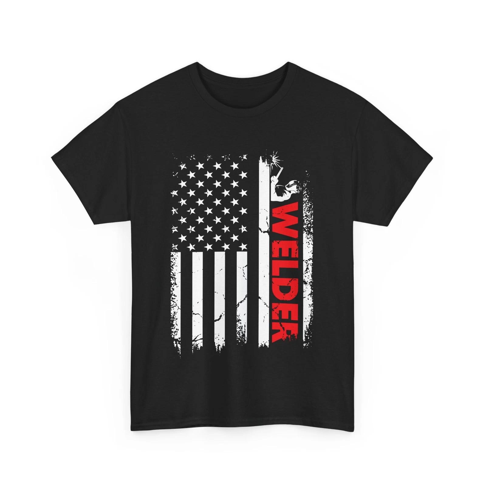 American Flag Welding Shirt, Welder Shirt, Welding Lovers Vintage Shirt XL