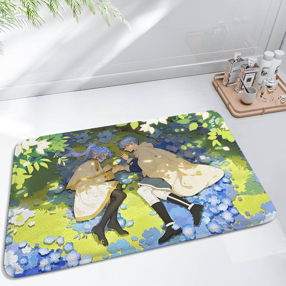 F-Frieren Beyond Journey's End Floor Mat Living Room Rug For Bedroom Welcome Mat Outdoor Rug