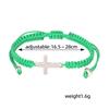 Handmade Woven Titanium and Steel Cross-shaped Bracelet Jewelry for Couples, Bracelet Cord