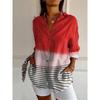 Sommer Damenhemd Blume Aktiv Stilvolle Bluse Reverskragen Bluse Damen Langarmhemden Damenkleidung Damenkleidung