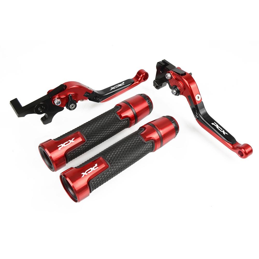 PCX125 PCX150 All Year Motorcycle Adjustable Brake Clutch Lever 7/8" 22MM Handlebar Grips Accessories For Honda PCX 125 PCX