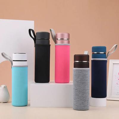 High Quality Portable Water Bottle Cover Anti-fall Neoprene Water Bottle Case Creative Elastic Vacuum Cup Sleeve Outdoor