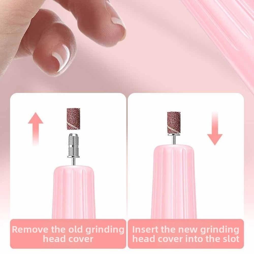 Low Noise Electric Nail Drill Machine Multiple Gears Nail Polishing Tool  Gel Nails