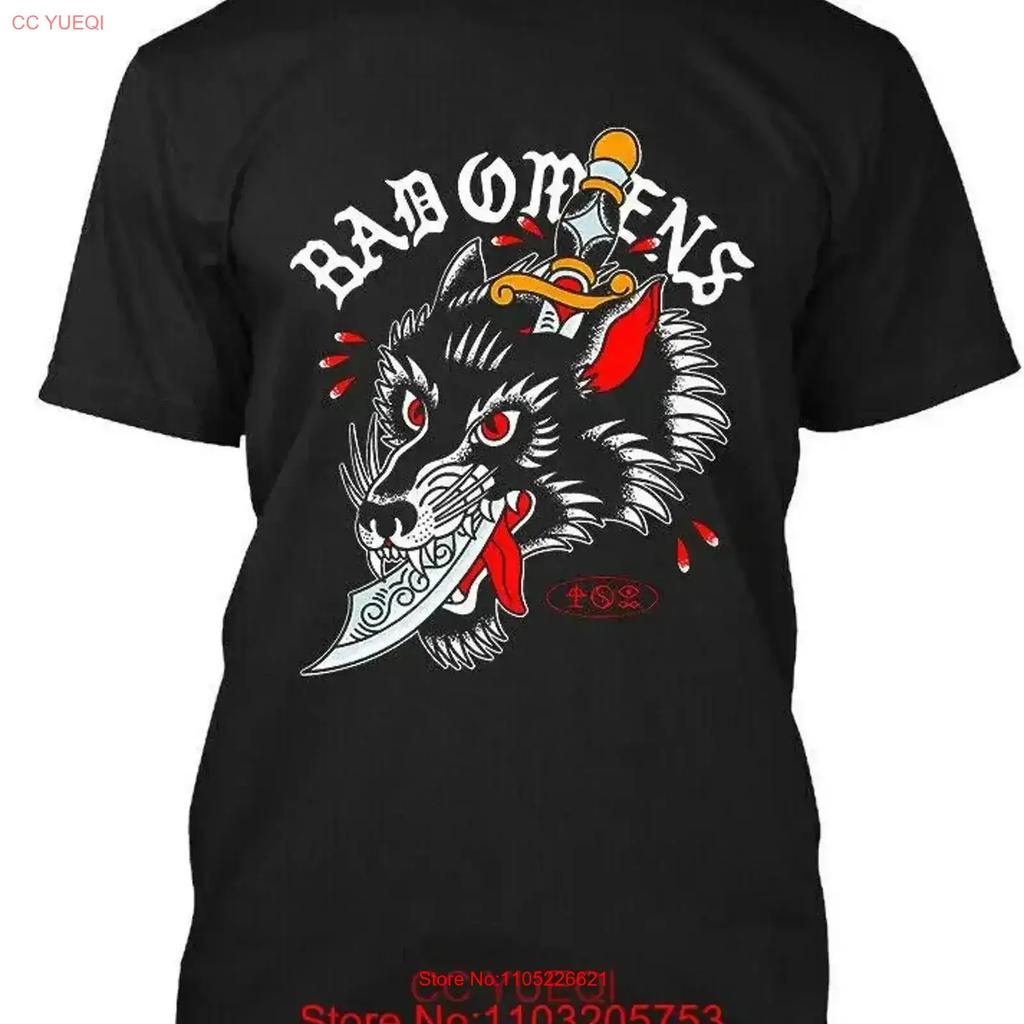 New Popular Bad OUnisexs American Music Retro Wolf Logo T Shirt Size S 4XL vintage Comfortable Versatile homme vintage