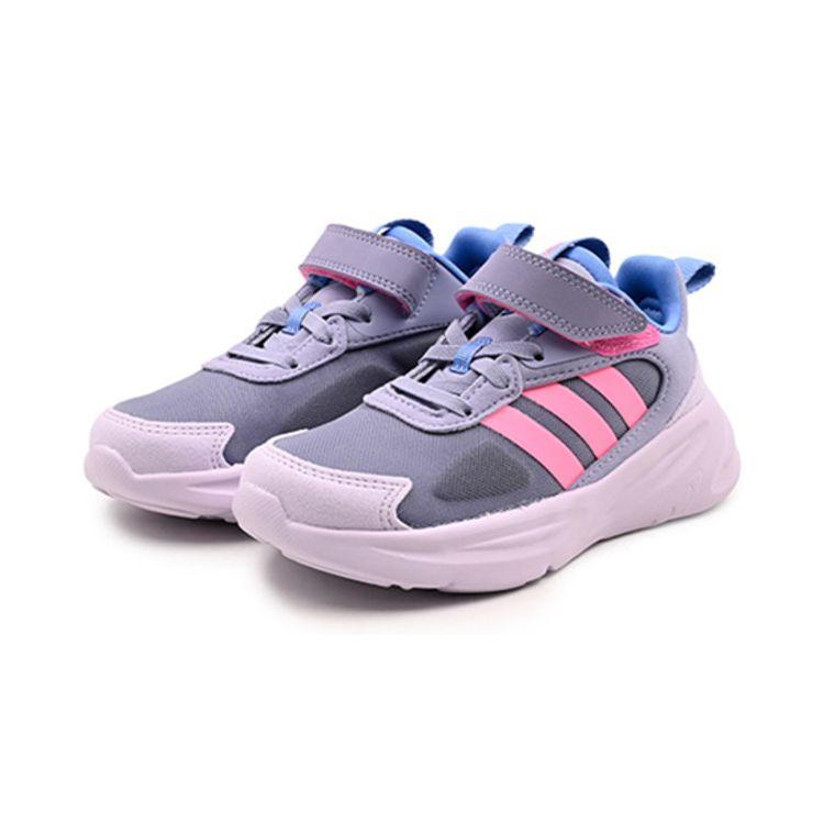 Adidas Neo Ozelle Lightweight Non-Slip Wear-Resistant Low-Top Running Shoes Kids Sneakers Purple Pink HQ3834