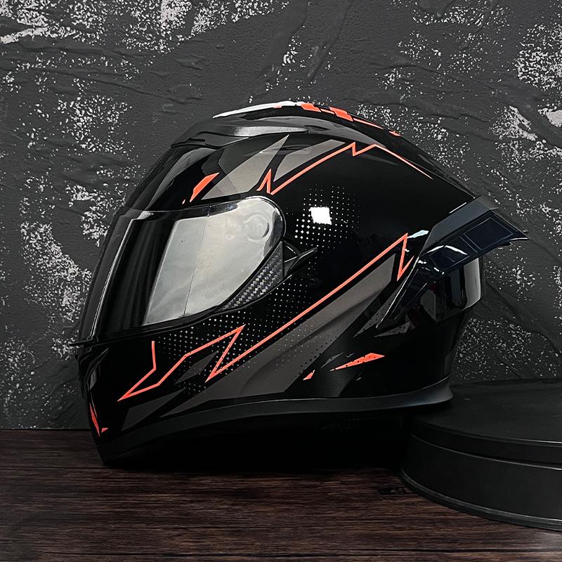 JIEKAI Motorcycle Helmet Men Full Face Casco Moto Double Visor Racing Motocross Helmet Motorbike Capacete Moto Helmets