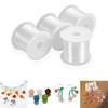 2pcs Transparent Bracelet String Cord For Jewelry Making And Bracelet Necklace Making,For Sewing Thread