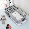 Portable bed-in-bed baby crib foldable newborn bed removable bionic anti-pressure bb bed-in-bed