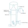 Plastic Aquarium Protein Skimmer Wall Mount Pneumatic Protein Separator Pneumatic Filter  Aquarium