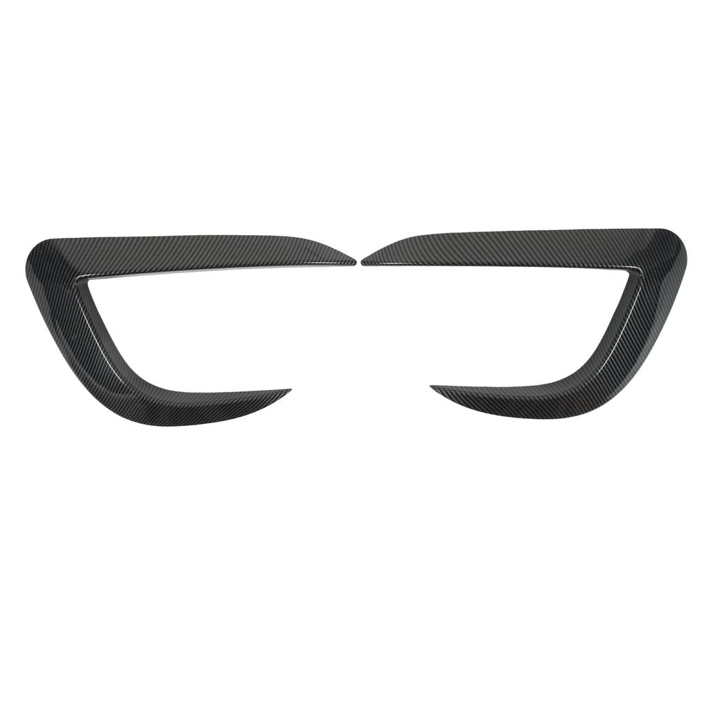 2 Pcs Front Fog Light Trim Cover Eyebrow Frame Bumper Spoiler Trim Replacement for 2020 to 2023