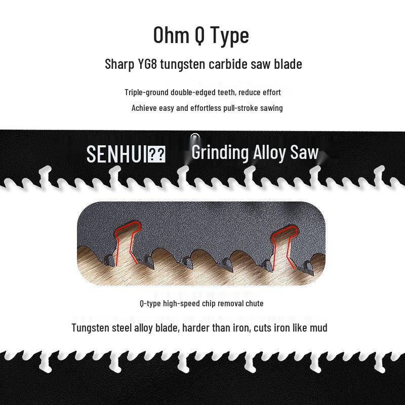 Aerated Block Cutting Lightweight Alloy Steel Hand Saw