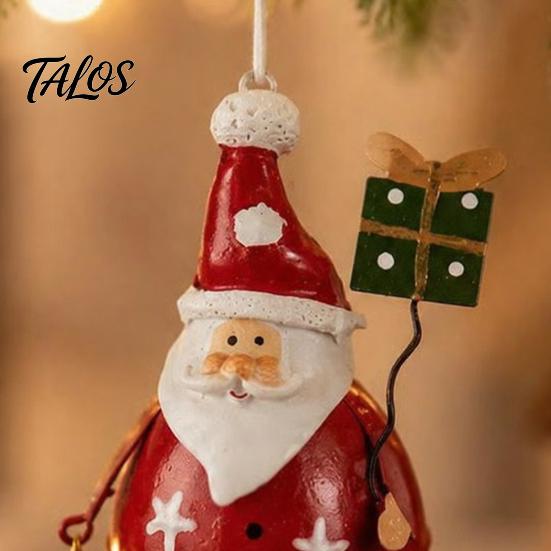 Exchange Gifts for Family Colleagues Christmas Tree Ornaments, Santa/Snowman/Elk Rustic Holiday Xmas Hanging Window Decorations Decoration with