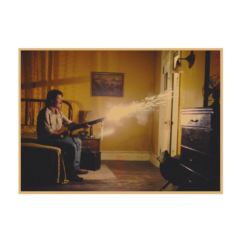 

Coen Brothers Classic Movie Poster - Kraft Paper Design for Dormitory Decor, Wall Art, 580 29.7X42cm (A3 size)