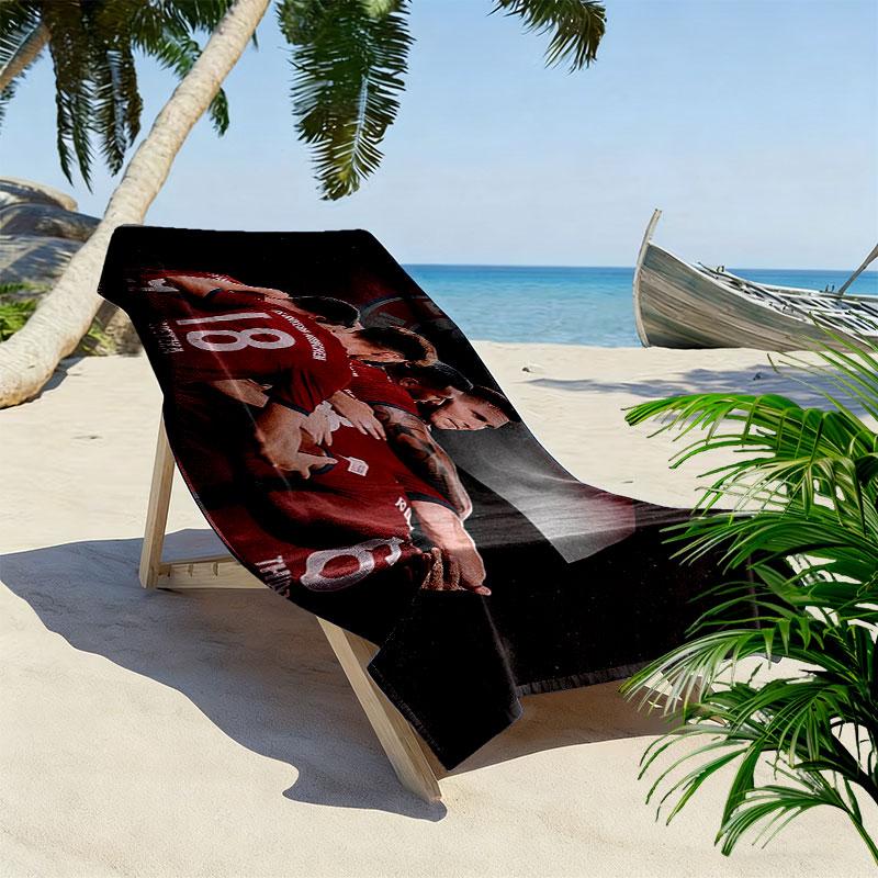 Bayern Players Print Beach Towel, Large Soft Quick Dry Towel for Beach Camping Swimming