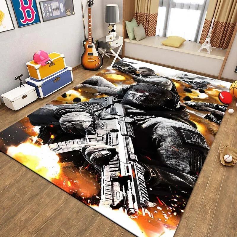 Snooker Billiard Pattern Living Room Area Rug Mat Creative Doormat Carpet for Bedroom Home Decor Living Room Decoration Bedroom