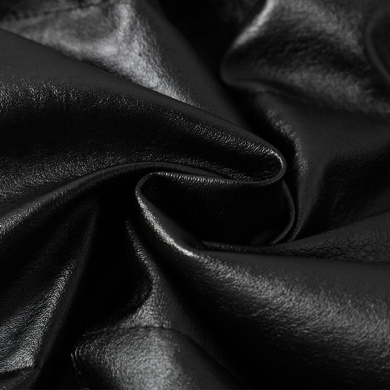 Fashion Winter Men's Sleeveless Jackets Plus Size Thick Waterproof Black Faux Leather Outerwears Man Warm Vest