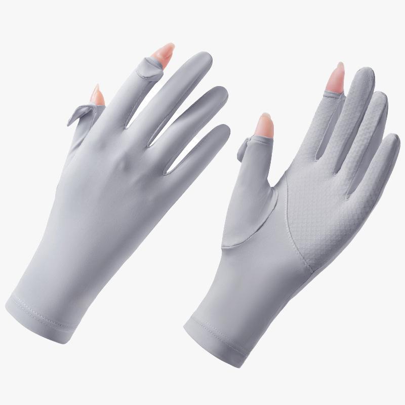 Sunscreen Gloves for Women with Ultraviolet Rays Summer Electric Car Anti Slip Thin Touch Screen Riding Sunscreen Gloves for Women