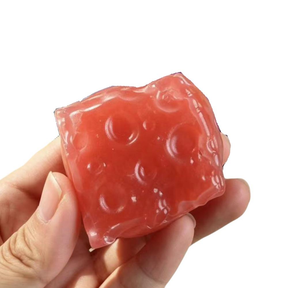 Super Soft Cheese Squeezed Cube Moldable Fidget Toy Kids Toy Cheese Squishy Toy Home Decoration