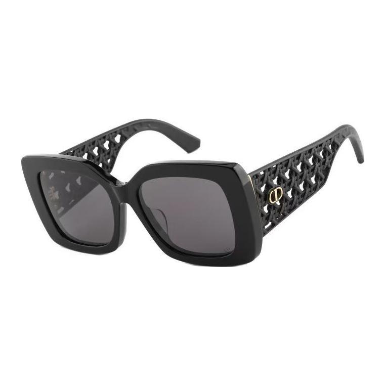 

Dior Hollow CD Logo Square Sunglasses Women sunglasses Black VERYDIOR-S1F-10A0 Basic Packaging-Eyeglass Case+Box