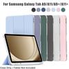 Clear Crystal Tablet Case With Pen Slot For Samsung Galaxy Tab A9 A11 Plus A9+ A11+ 11'' 8.7'' Flip Magnetic Stand Cases