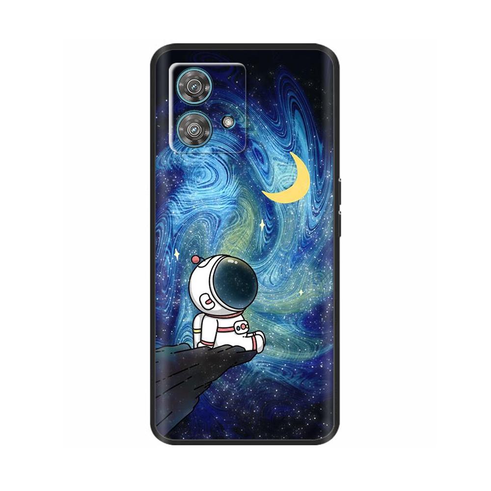 For Motorola Moto Edge 40 Neo Case Soft Silicone Flower Phone Back Cover For Motorola Edge 40 5G Cases Edge40 Neo Coque Fundas