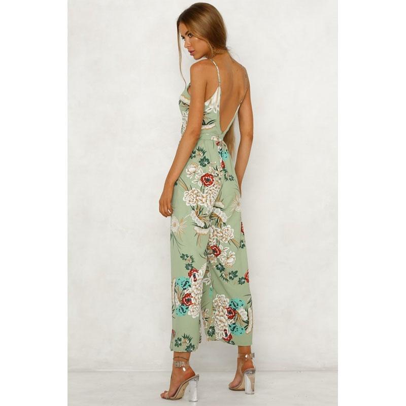 Premium Quality New Women's Floral Playsuit Bodycon Party Jumpsuit And Romper Trousers For Effortless Style