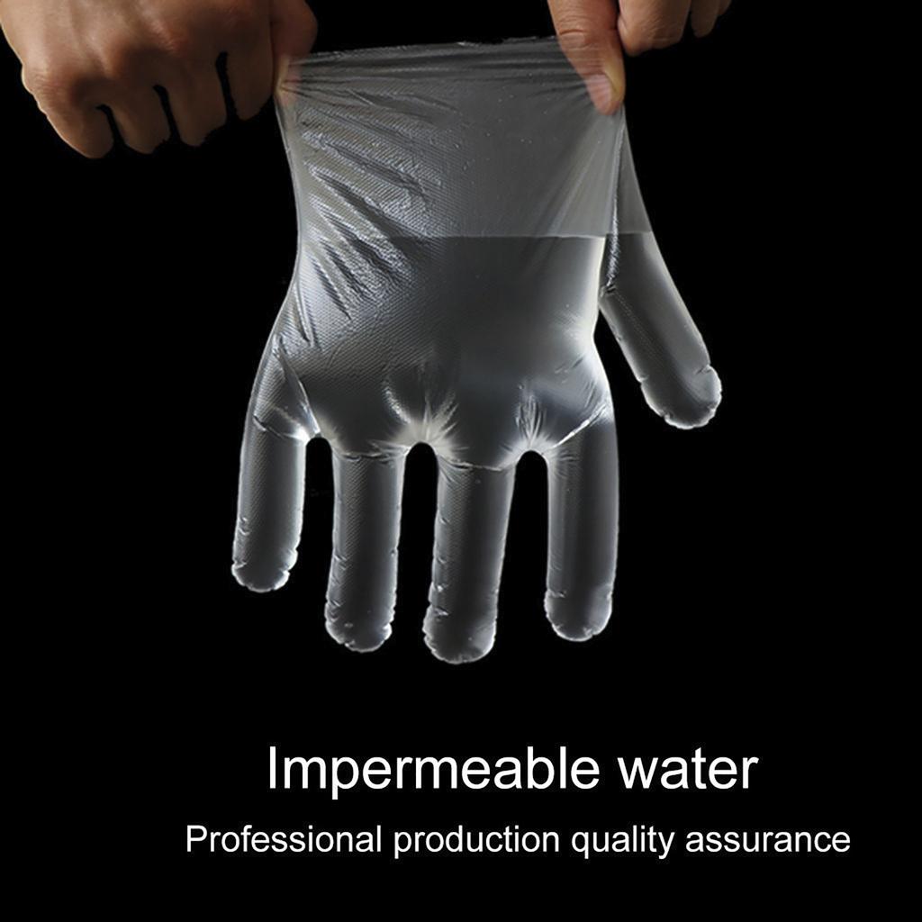 Plastic Clear Disposable Glove Garden Restaurant Home Food Tool 50Pc/100Pc/150Pc