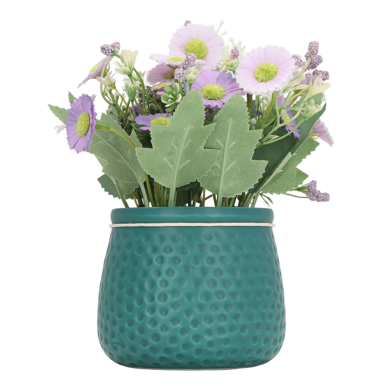 

Small Artificial Plants Pots Fake Potted Plants Faux Daisy Ornament Home Indoor Outdoor Decor