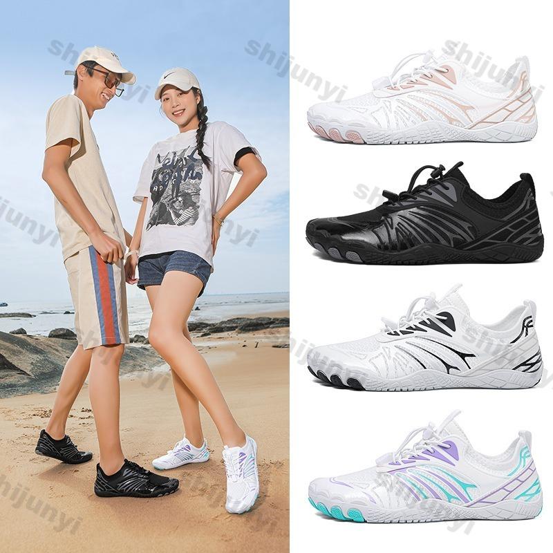 Outdoor Lovers Shoes 2026 New Summer Lace Up Quick Drying Beach Shoes Woman Lightweight Comfortable Non Slip Men Board Sneakers