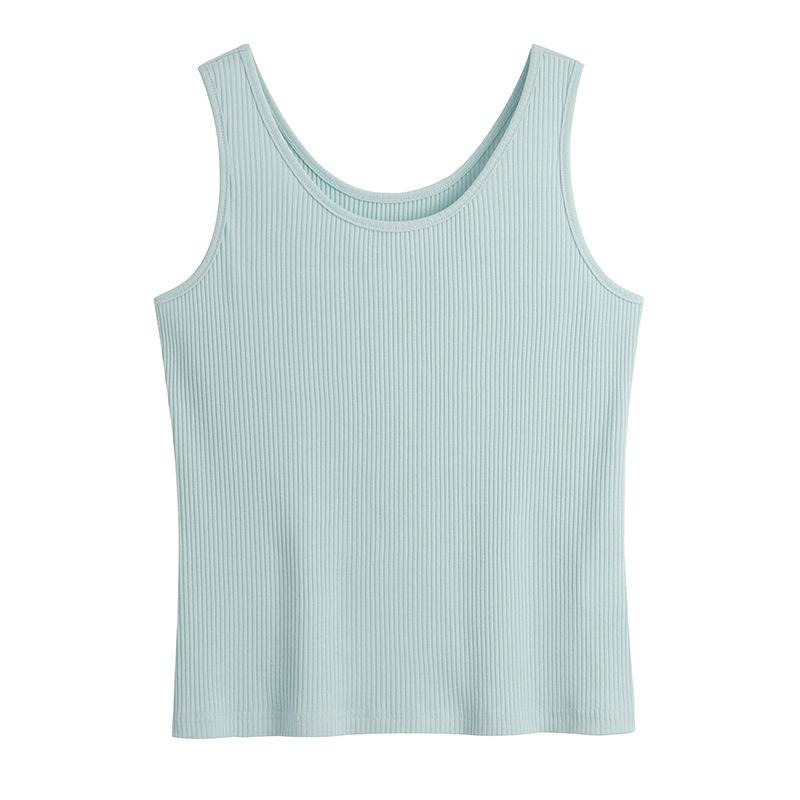 Летний женский трикотажный топ-майка большого размера с лифом и лифом 5XL светло-синий