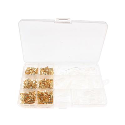 270PCS/Box Female Male Crimp Terminal Wire Connector Kit - 2.8/4.8/6.3mm Electrical Cable Terminals, Cable Termination Pliers