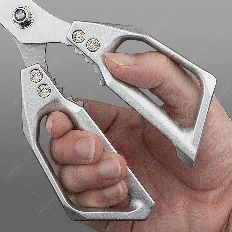Kitchen Scissors Professional Chicken Bone Meat Fish Turkey Vegetables Scissors Stainless Steel Heavy Duty Shears Cutter