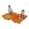 Plastic sandpit, lockable Krab