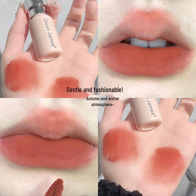 Owen James Little Pink Velvet Matte Long-Lasting Lip Mud Lipstick