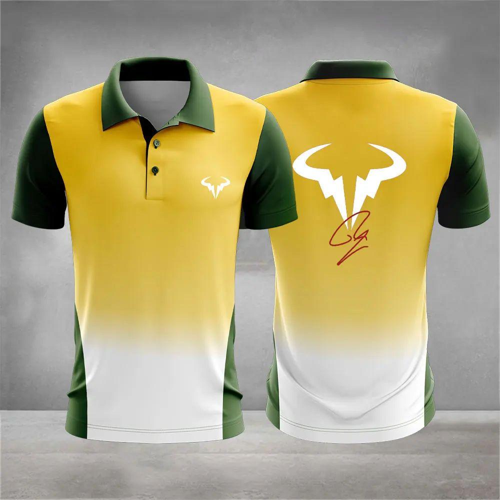 Das Sommer-POLO-Shirt Ist Ein Lässiges Modisches Bequemes Weiches Und Atmungsaktives Mit 3D-Muster Bedrucktes