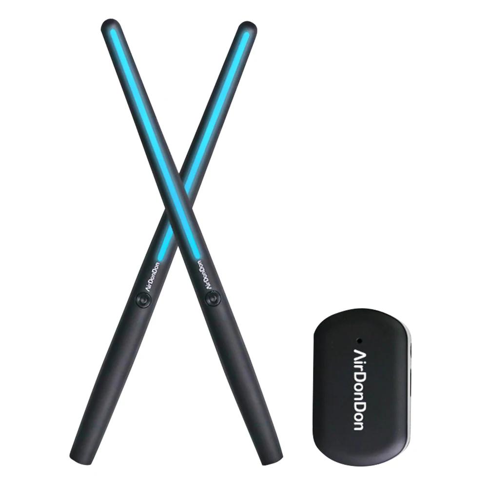 Electronic Air Drumsticks Portable Air Drum Stick Virtual Drum Set Musical Instruments for Beginners Kids Adults