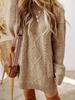 New Arrivals Women's  Fashion Loose Lazy Style Sweater Dress