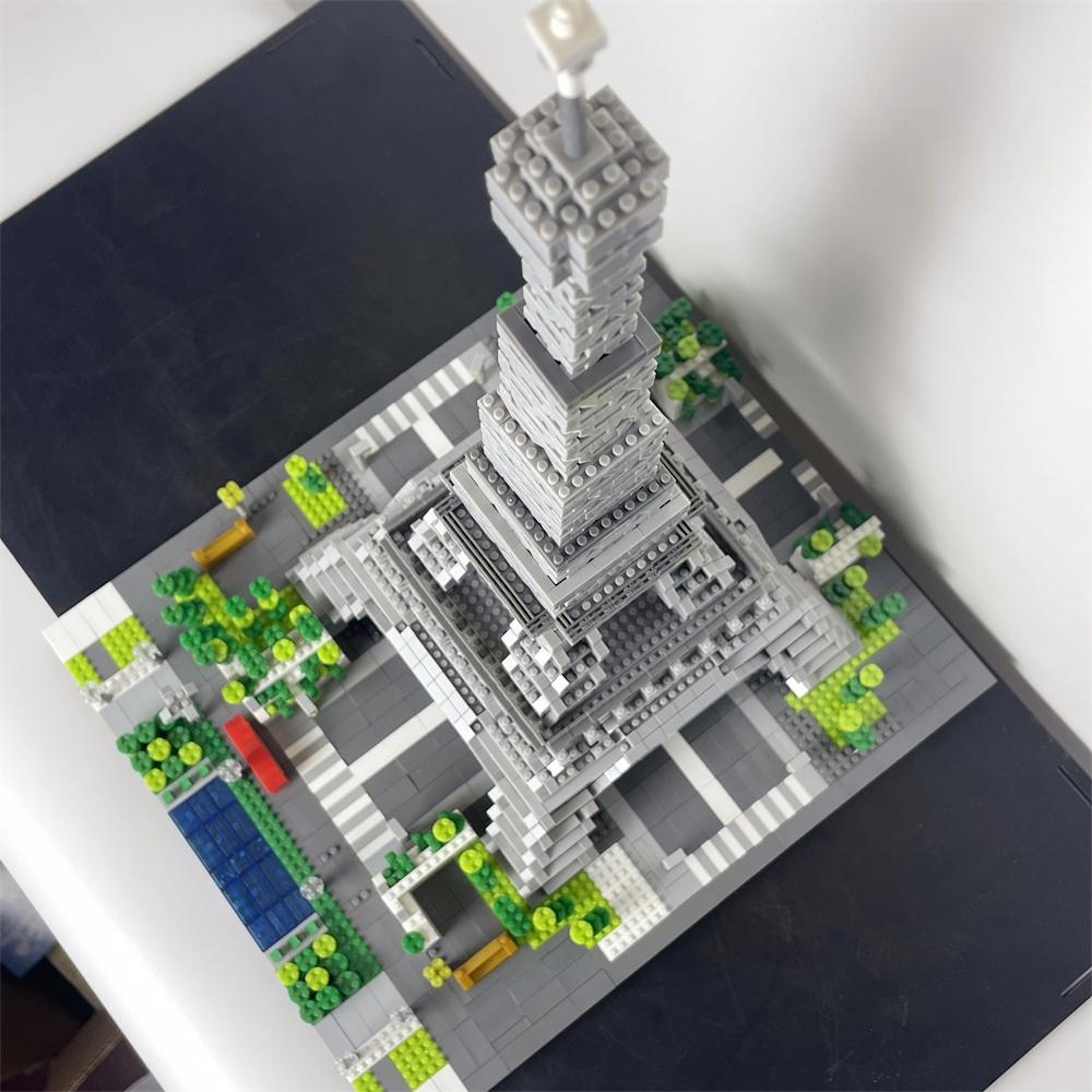 Knew Built 3 Größenwahl Paris Eiffelturm Mikro Mini Bausteine Spielzeug Frankreichs Stolz Sammlerstück Dekoration und Geschenk-Würdig