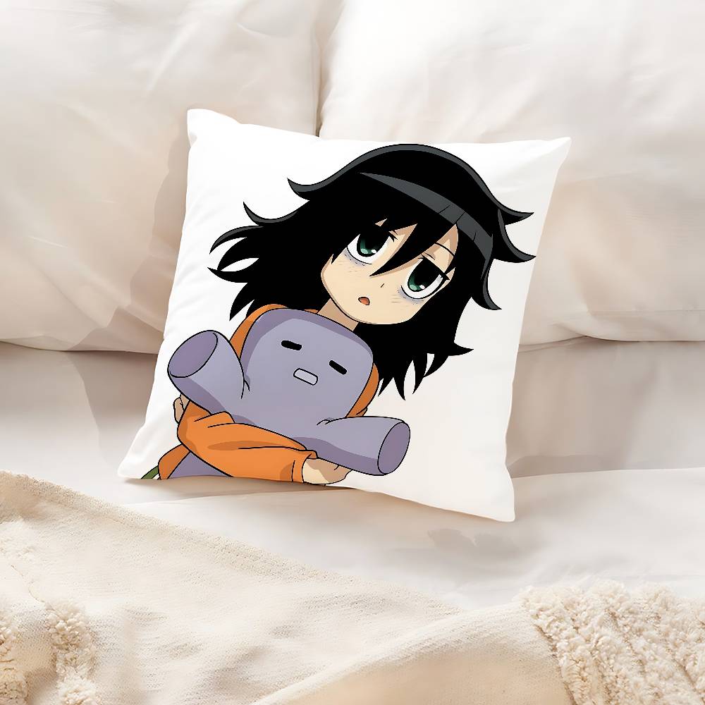 Cute KTomoko KurokiS Pillow Case Throw Pillow Cover Nordic Vintage Style Cushion Covers Home Living Room Sofa Couch Seat