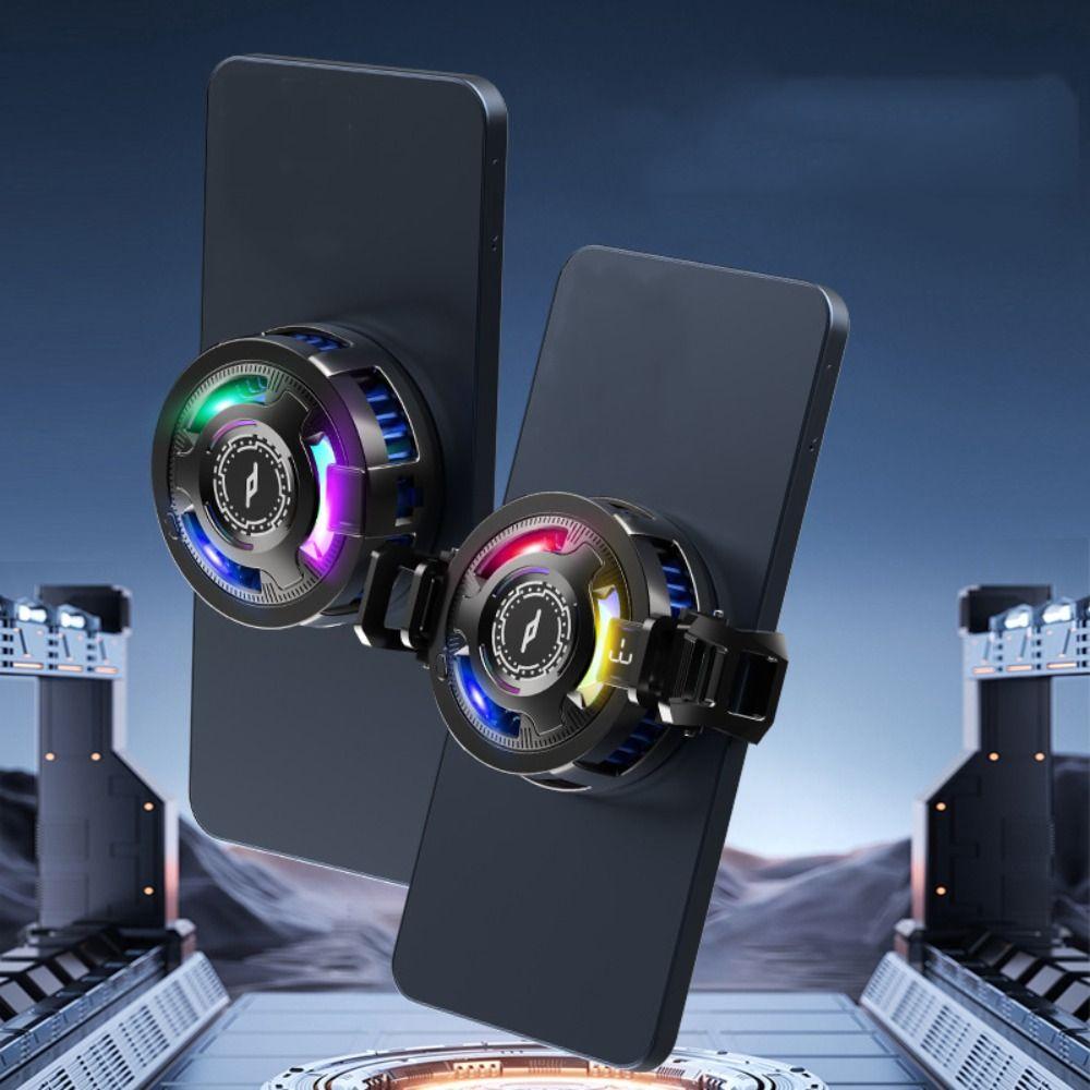 Detachable Back Clip Type Cooler RGB Semiconductor Cooling Fan Magnetic Phone Cooler  Cell Phone