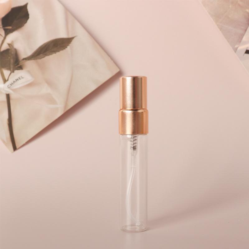 2/3/5/10ml High-End Transparent Glass Perfume Spray Bottle - Portable and Refillable