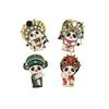 Craft Cartoon Opera Panda Badge Zinc Zinc Zinc Alloy Giant Panda Shape Badge  Fans Gifts